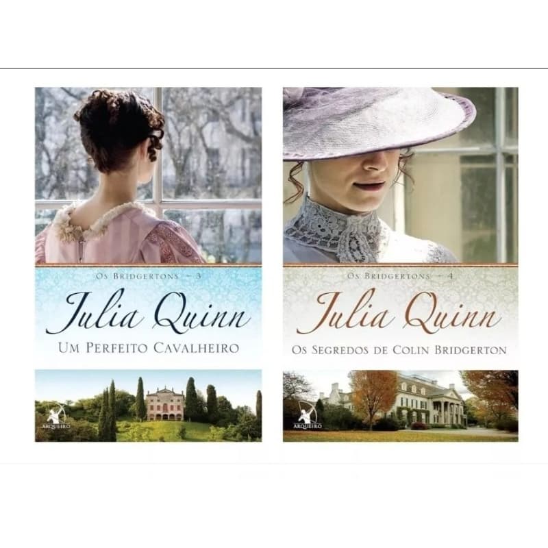 kit com os livros da série Bridgestons volumes 3 e 4,Um perfeito cavaleiro e os segredos de Colin Bridgeston novos