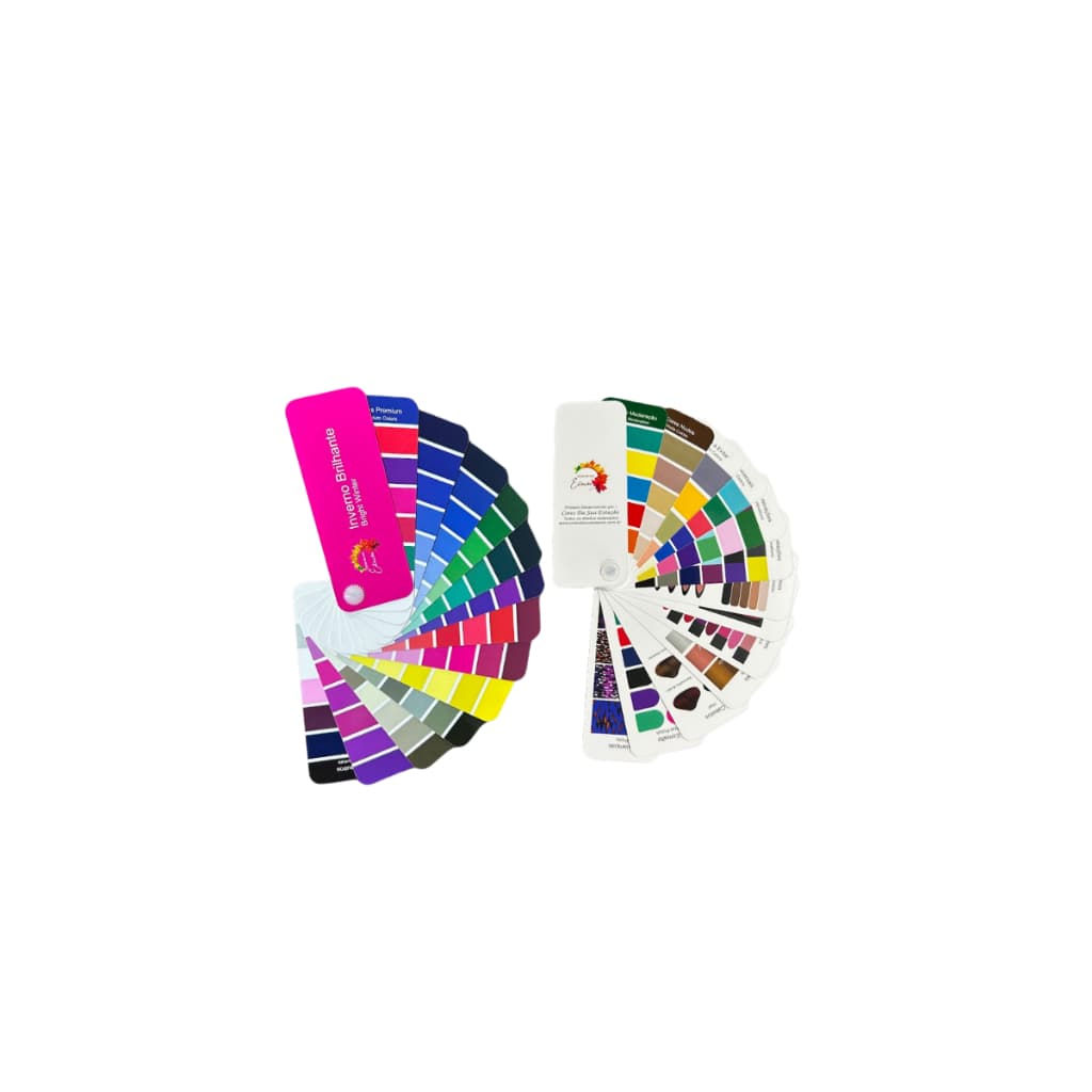 Cartela Coloração Pessoal - Inverno Brilhante - Mini