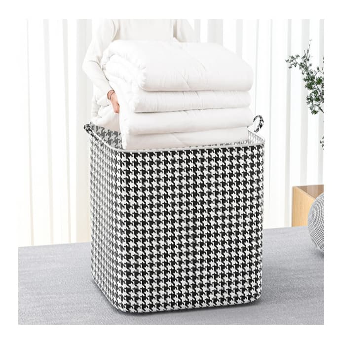 Caixa De Armazenamento De Grande Capacidade Para Colchas E Roupas Domésticas 100L