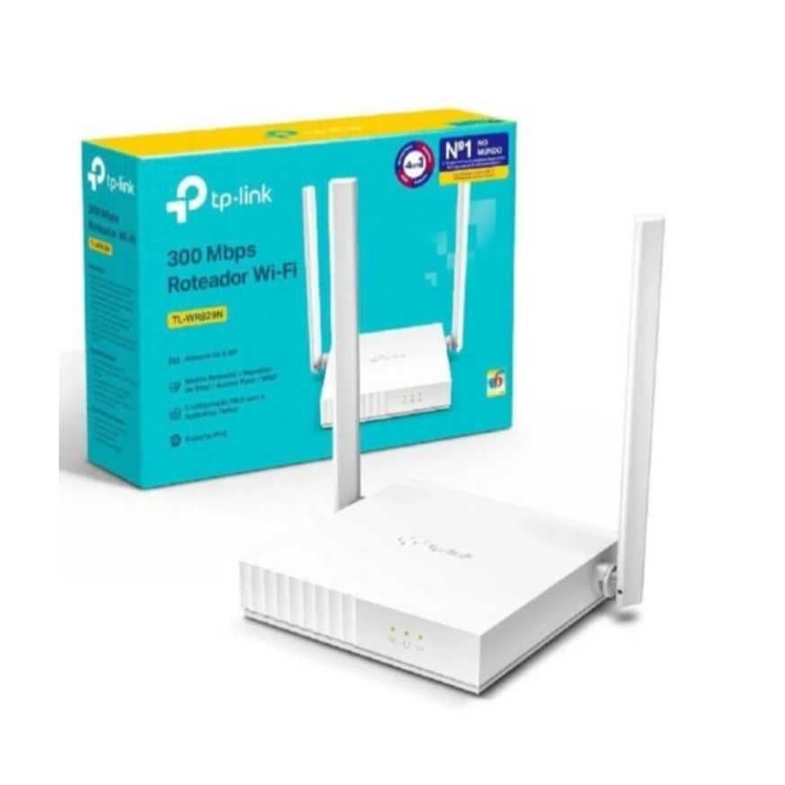 Roteador Wi-fi TP-Link TL-WR829N Wireless N 300MBPS IPV6 - 2 antenas/branco