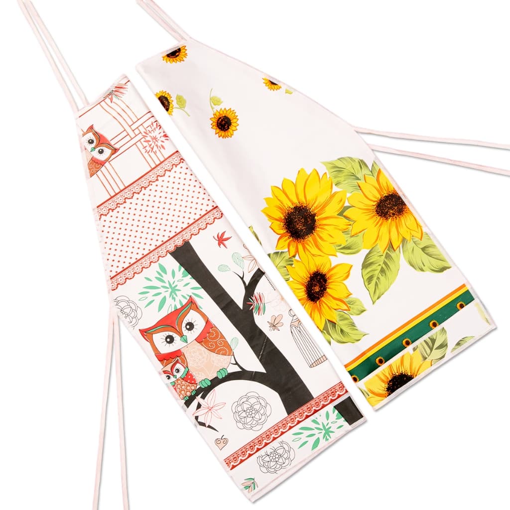 Kit 3 Aventais De Cozinha Aparador Estampado Lavanderia Impermeável