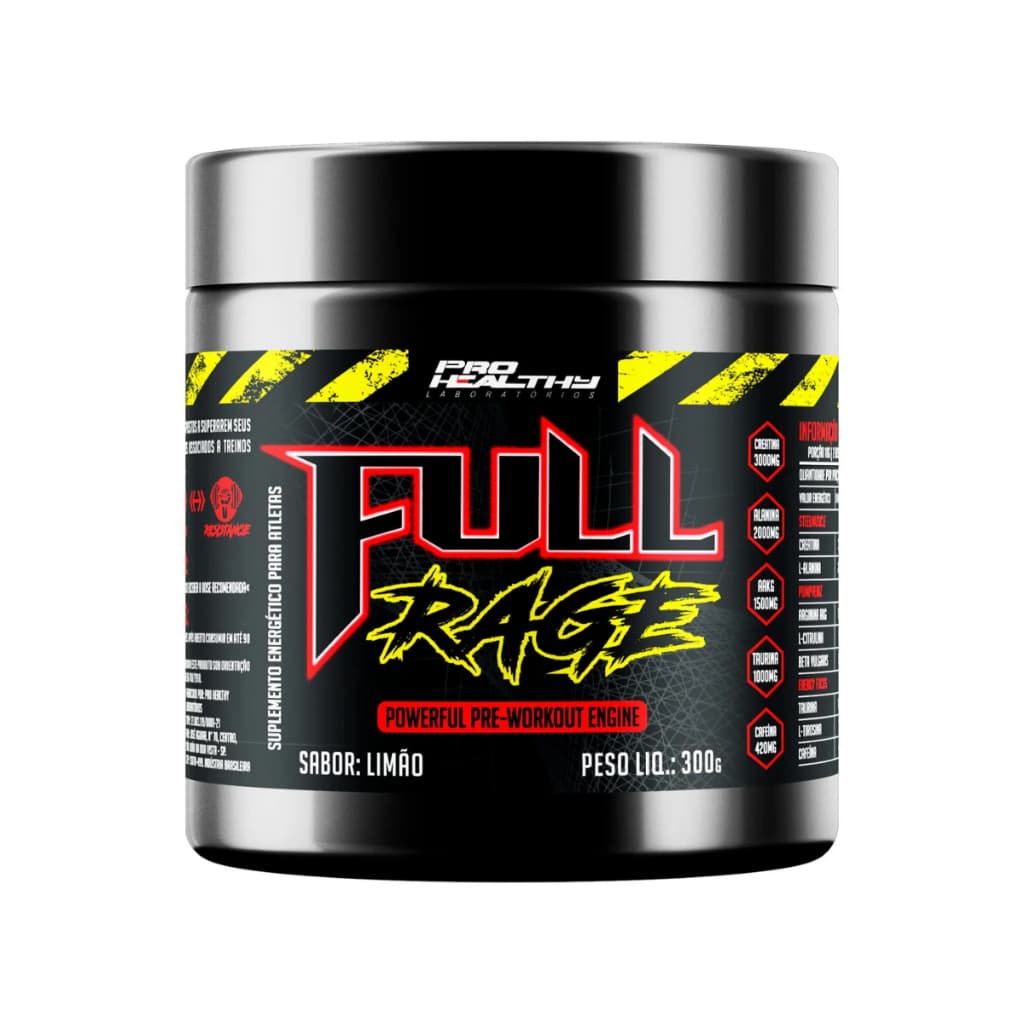 Pré Treino Full Rage Pote 300g - Pro Healthy
