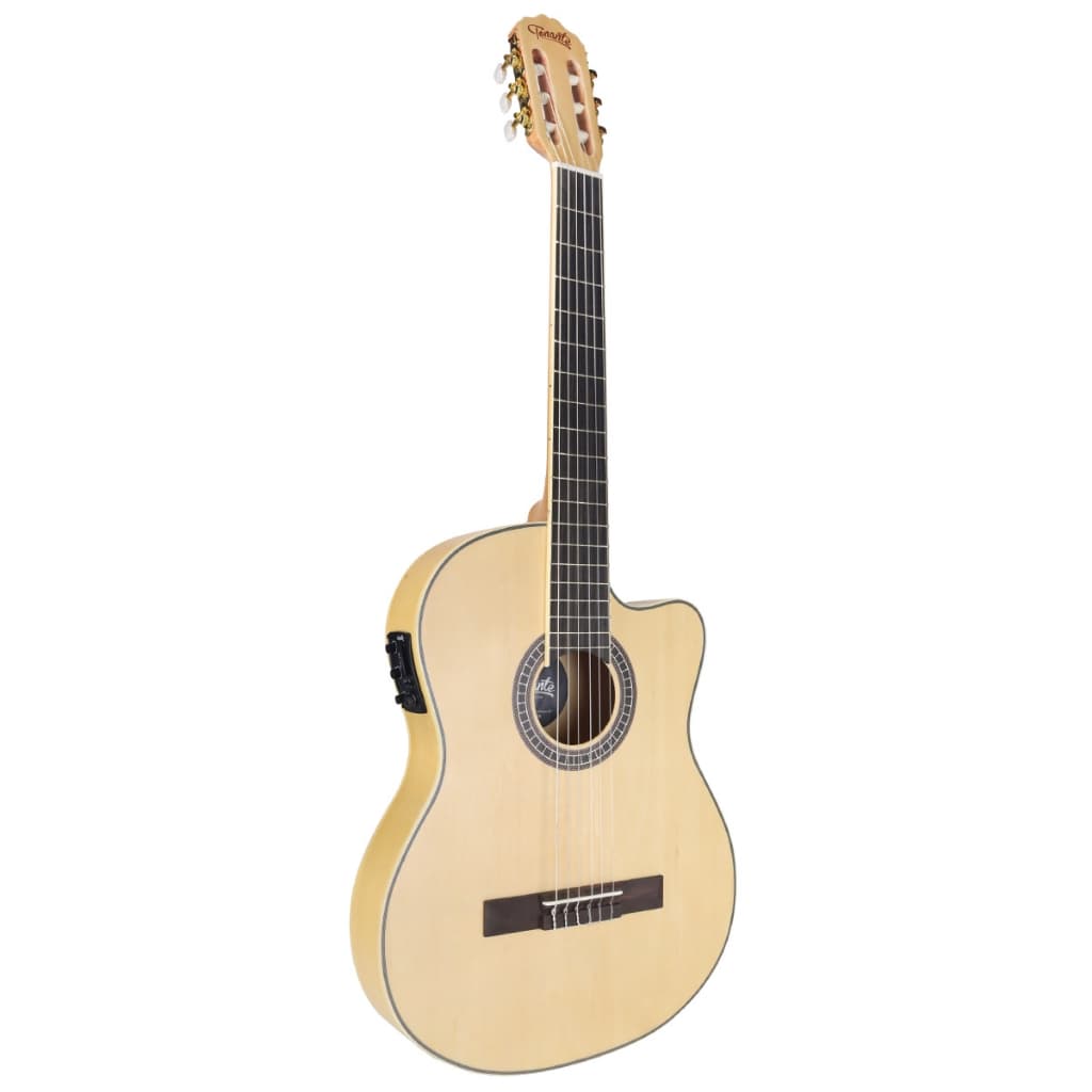 Violao Elétrico Eletro-Acustico Lorenzzo 39" Slim Cutaway - Nylon - Natural Fosco  com nota fiscal e garantia nacional