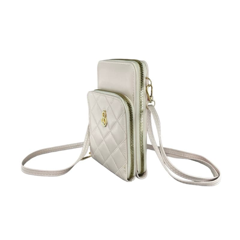 Bolsa Feminina Porta Celular Carteira Com Alça de Ombro Com 2 Divisórias