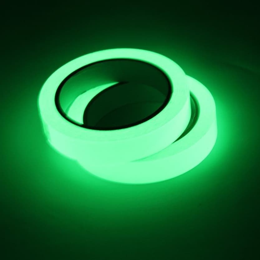 Fita Adesiva 2CMX3M  Neon Fluorescente Brilha no  Escuro Decoração Festa diário