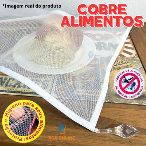 PROTETOR DE ALIMENTOS REDES DE PROTEÇÃO DE ALIMENTOS E PÃES 1 UNIDADE BRANCA COM ENFEITE DE CRISTAL