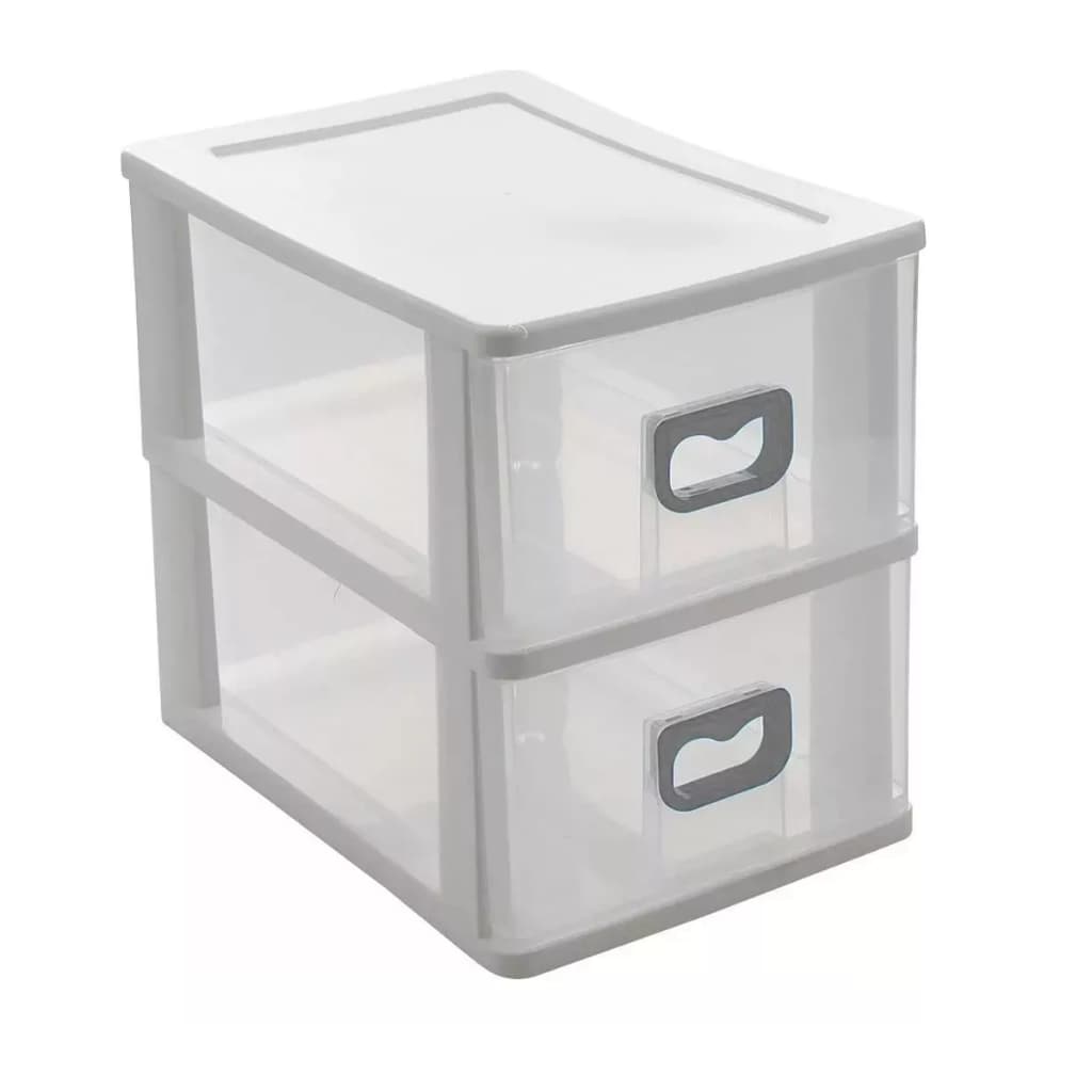 Gaveteiro De Mesa 2 Gavetas Organizador Multiuso Modular