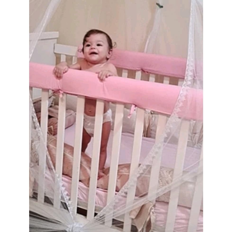 Acolchoado Protetor de boca para grade de berço 2 laterais kit berço menino, menino maternidade