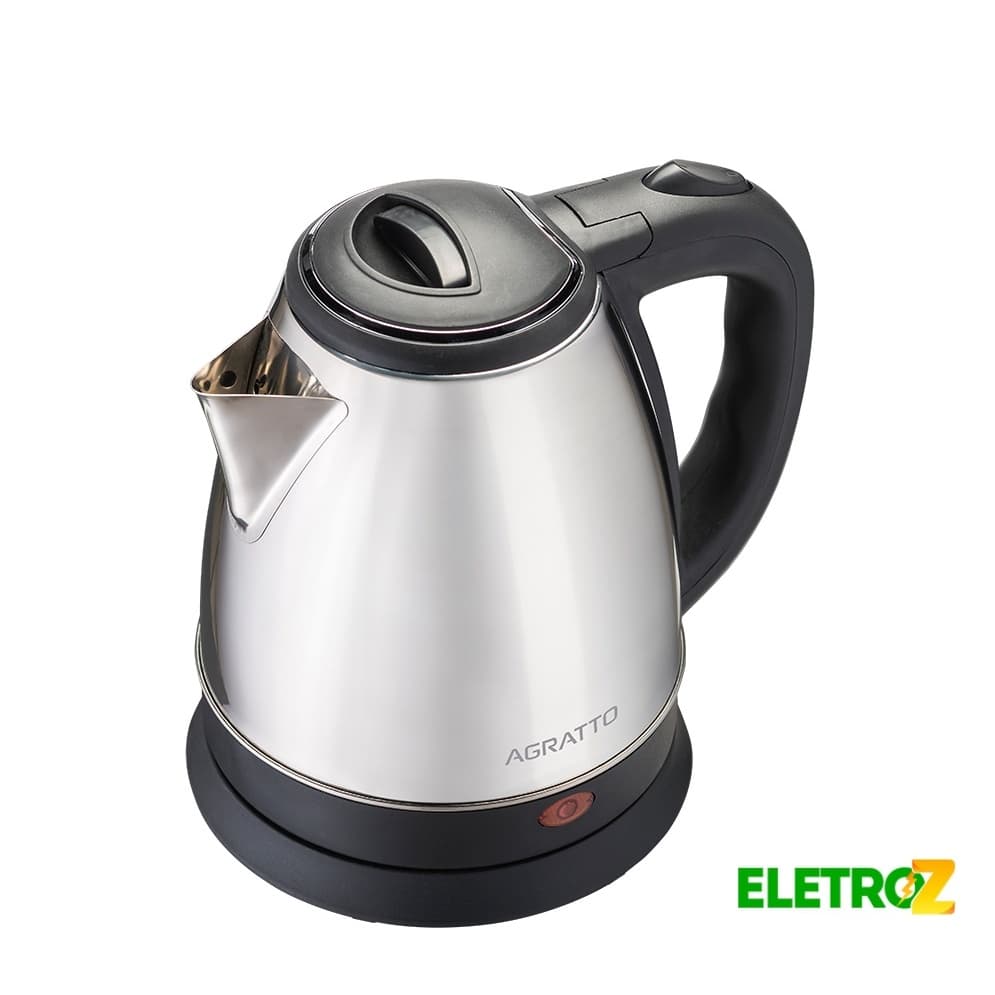 Chaleira Elétrica Inox 1,8L Agratto 127v e 220v