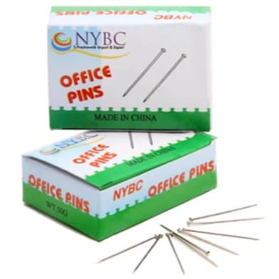 Alfinete NYBC Cabeça Chata Número 29 - 50 gramas