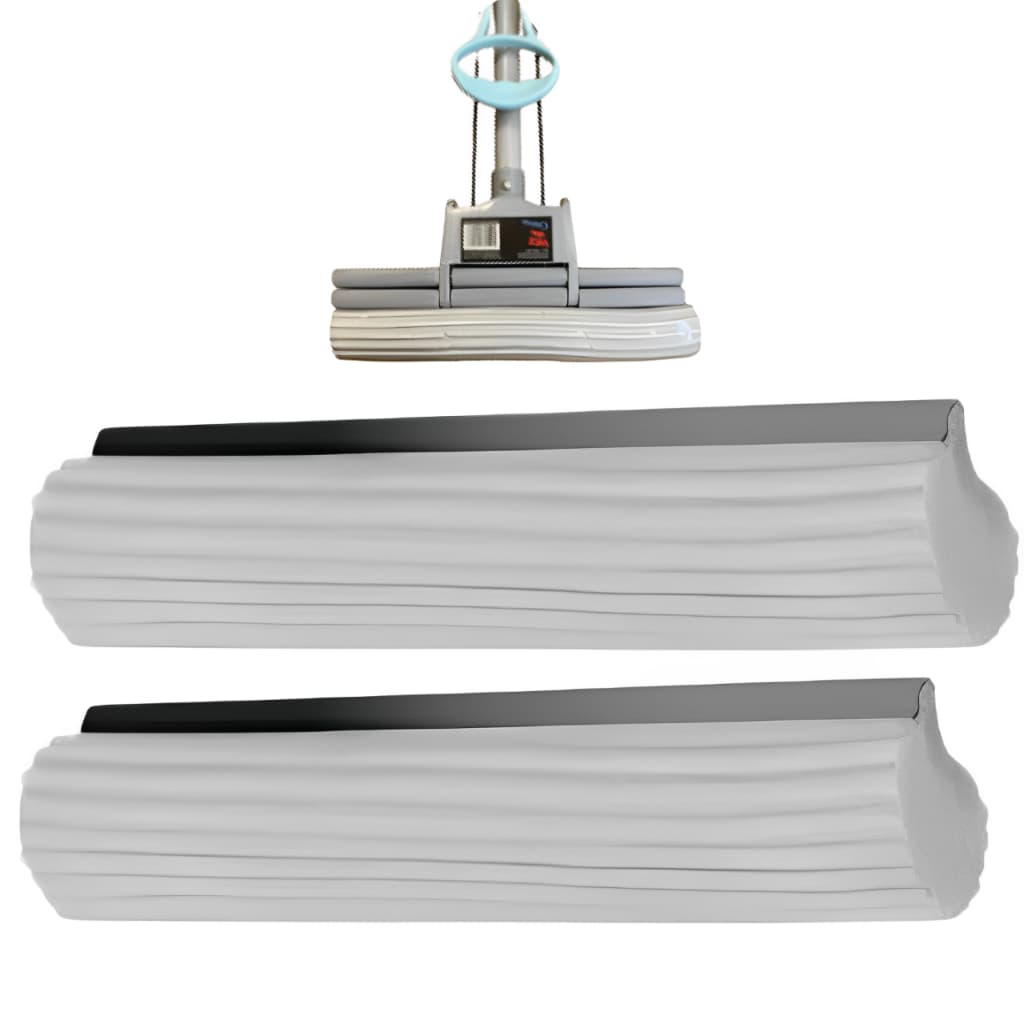 2 Refis Mop Limpeza Fácil Rodo Mágico Lavável Universal Troca Rápida