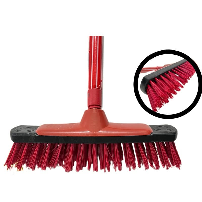 vassoura esfregão calçadas quintal cerdas dura com cabo