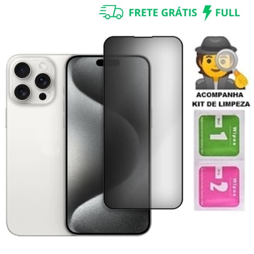 Película de vidro 3D Privativa Anti Spy Para IPhone Privacidade Para 17 XR 11 12 13 14 15 16 Pro Max