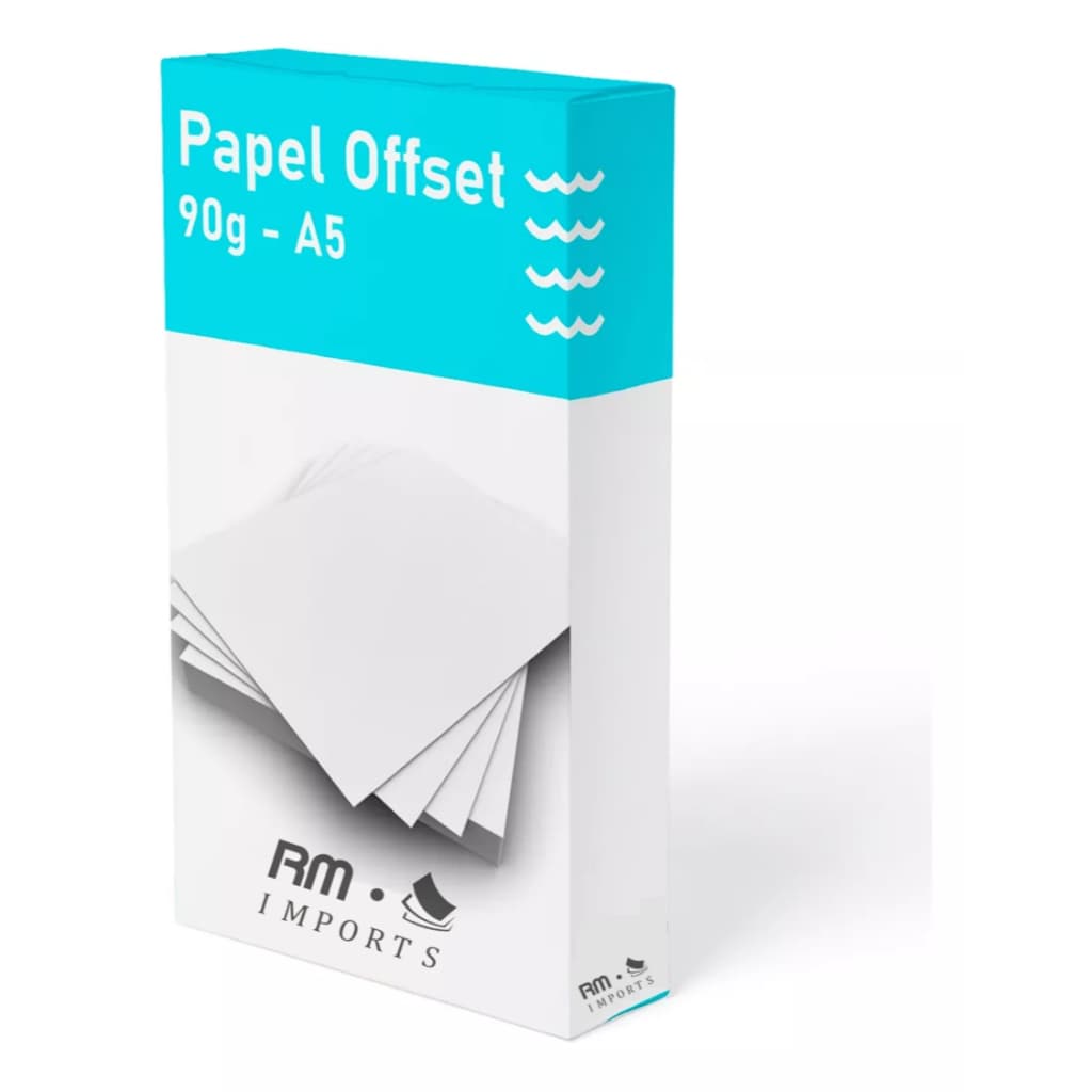 Papel Offset 90g - A5 - 500 Folhas