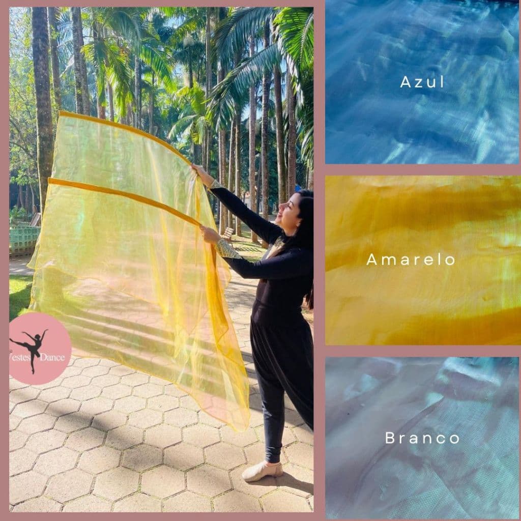 Flag Furta Cor (O PAR) Bandeira De Organza Flexível 1,5 X 1,0