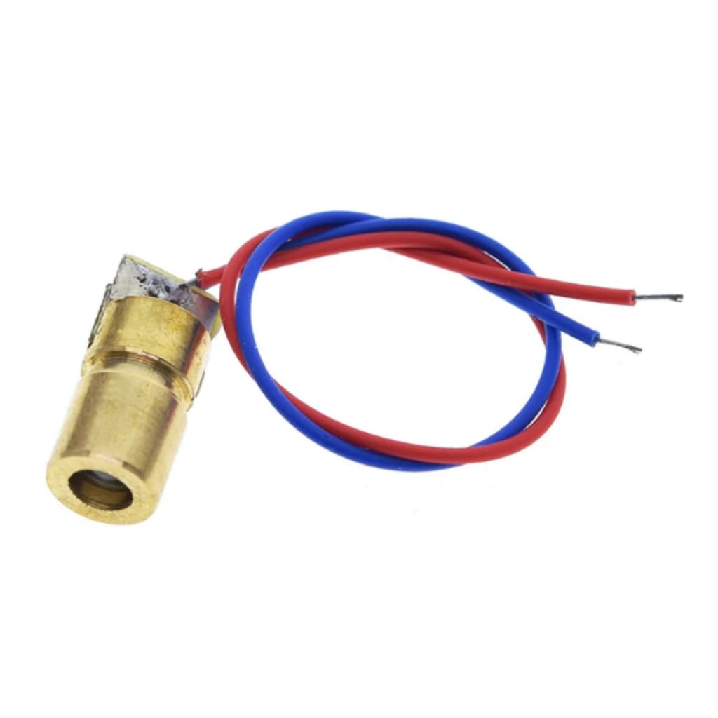 Diodo Laser Arduino 5v Vermelho Alarme Eletronica 650nm 6 Mm