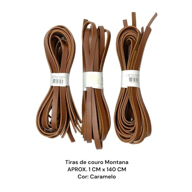 20 METROS DE TIRA DE COURO MONTANA