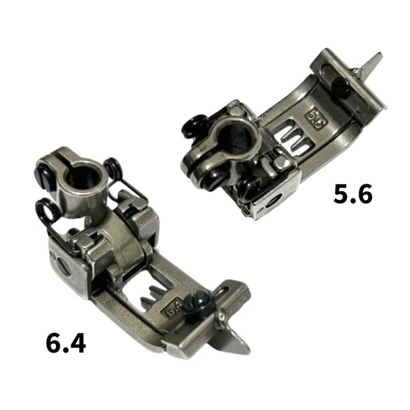 Calcador Galoneira Fechada 6.4/5.6mm Metal 3 Agulhas Com Guia Móvel  Industrial