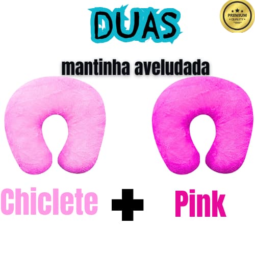 2 Almofada De Pescoço mantinha aveludada Adulto Para descanso Viagens  ESCOLHA SUA COR