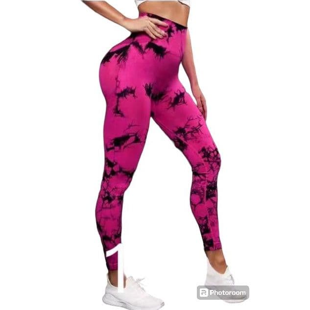Calça Legging TIE DYE Esportiva Academia Levanta Empina Bumbum Sem Costura