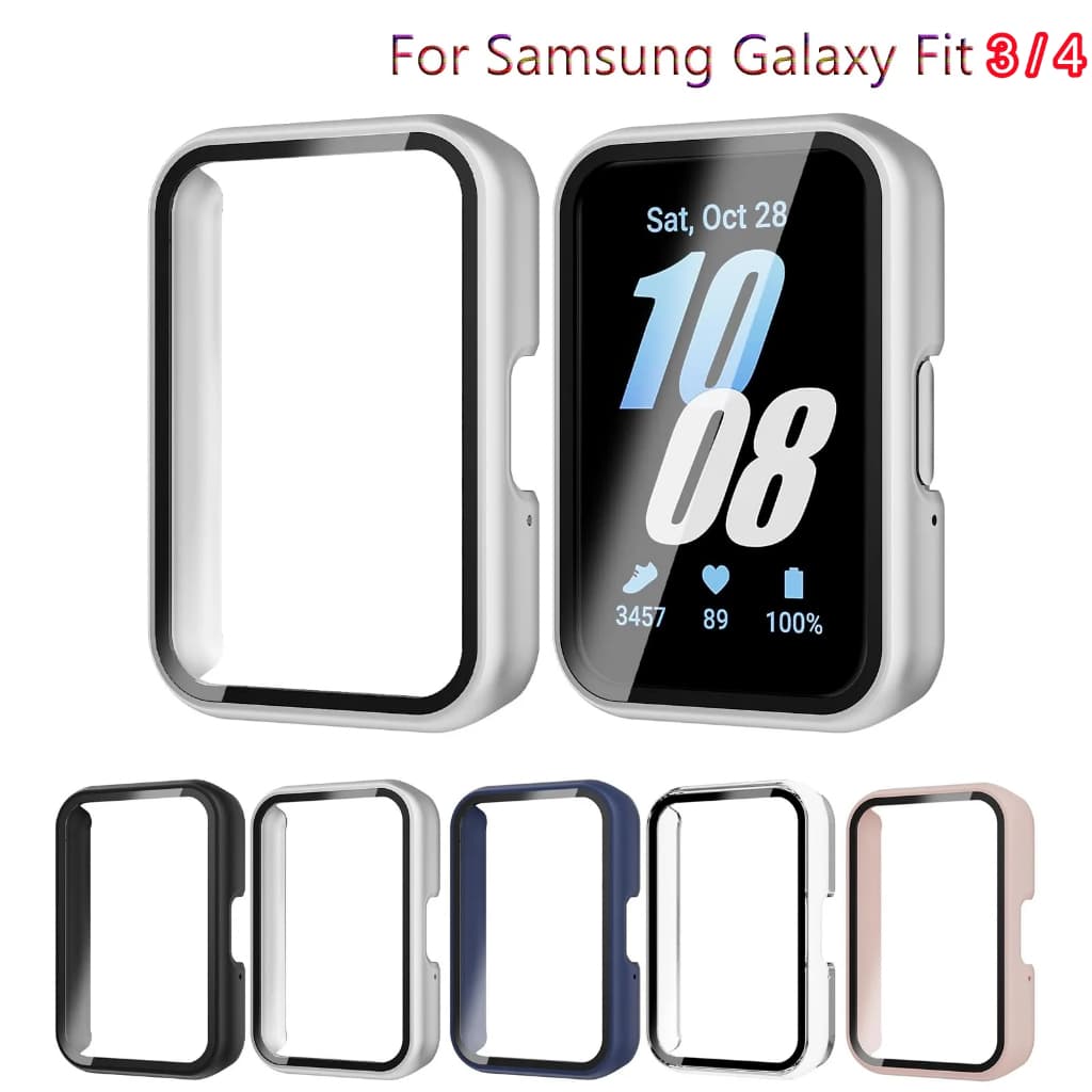 capa case vidro Proteção de Tela para smart band watch Samsung Galaxy Fit 3