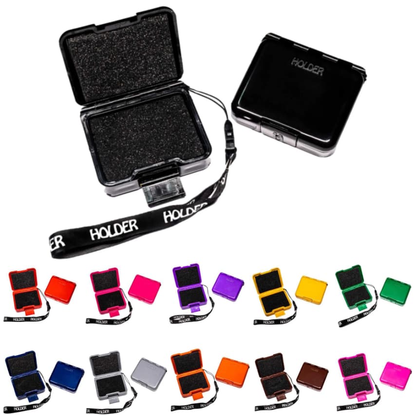 Mini case bolsinha de plástico com espuma Holder Suporte