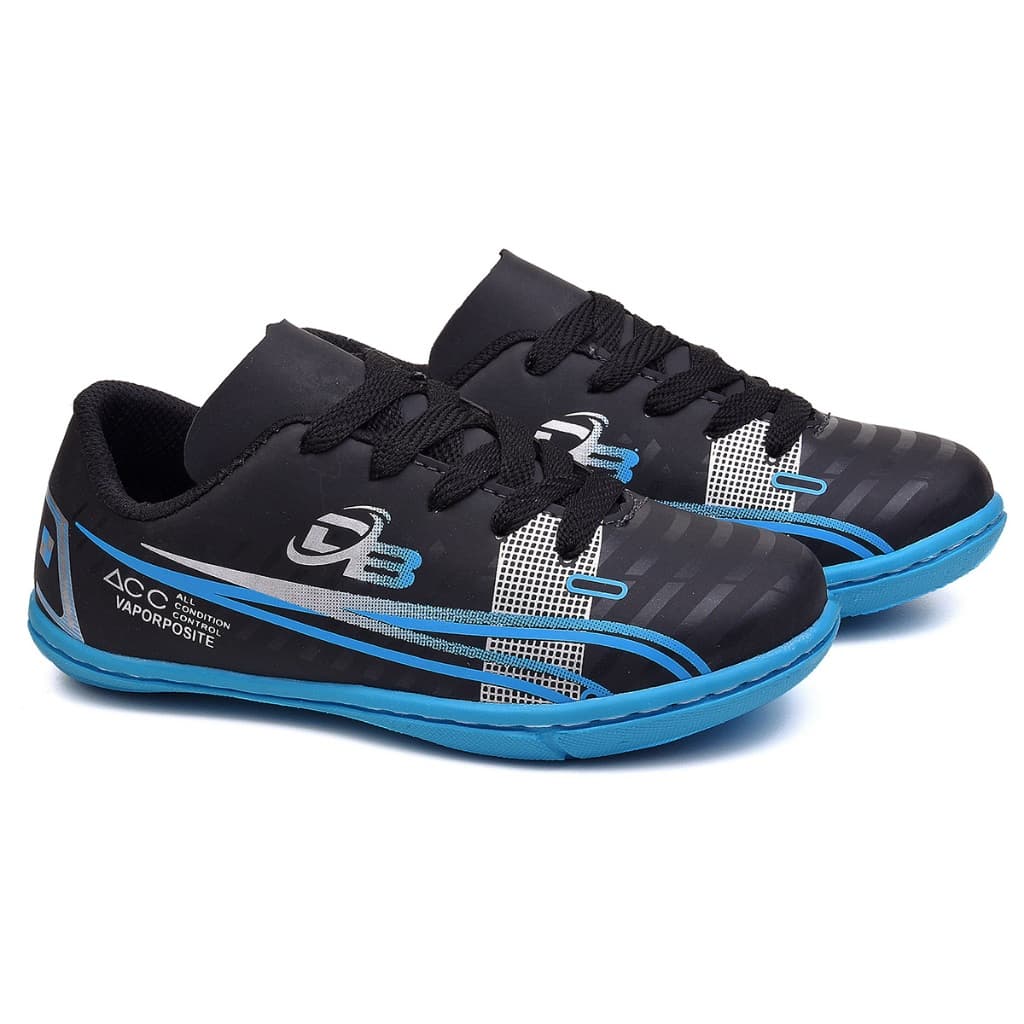 Chuteira Futsal Lançamento Infantil Costurada  Dino Baby Confortável 26ao33