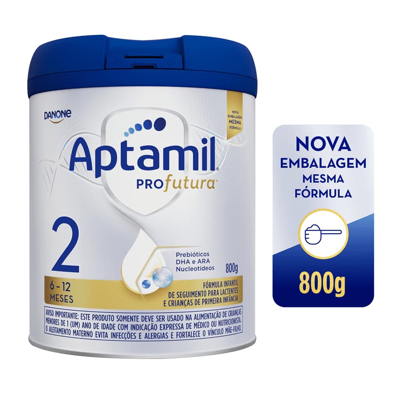 Fórmula Infantil Aptamil Profutura 2 Danone  Lata de 800g