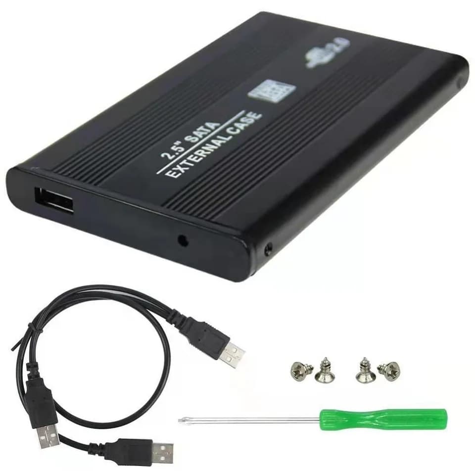 Case Para Hd Externo 2.5 Sata Notebook Usb 2.0 ssd 480MB/S