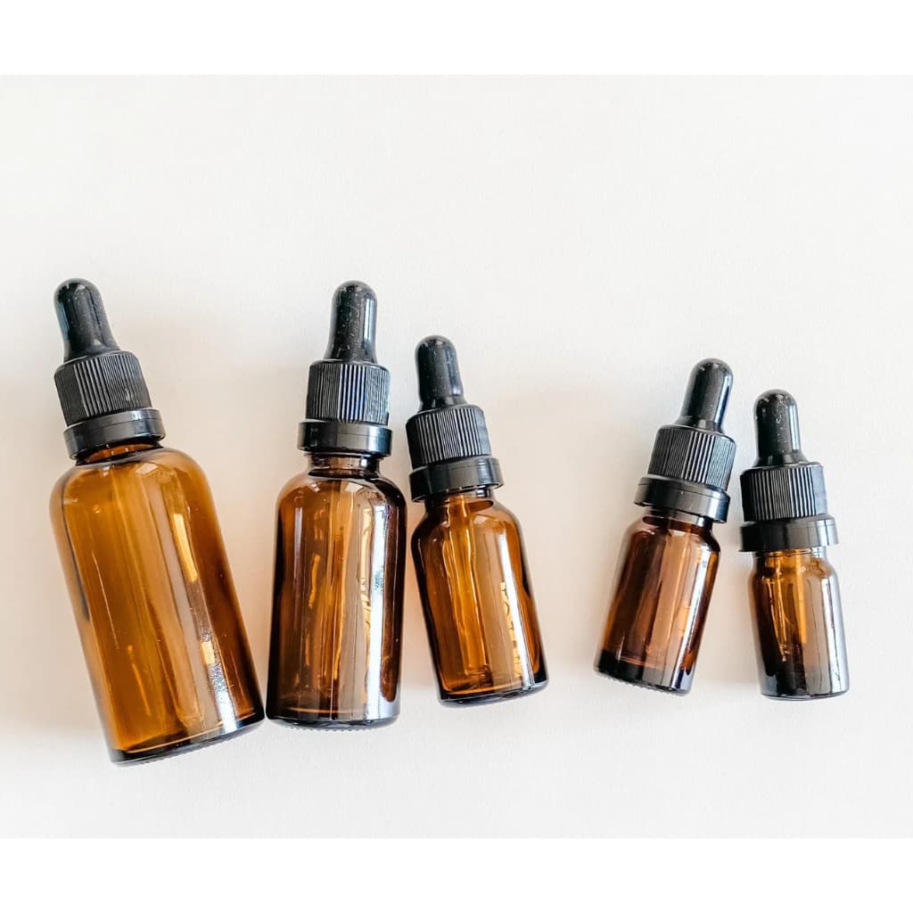 Frasco De Vidro Conta Gotas 10ml, 20ml, 30ml, 50ml (5 Unidades)