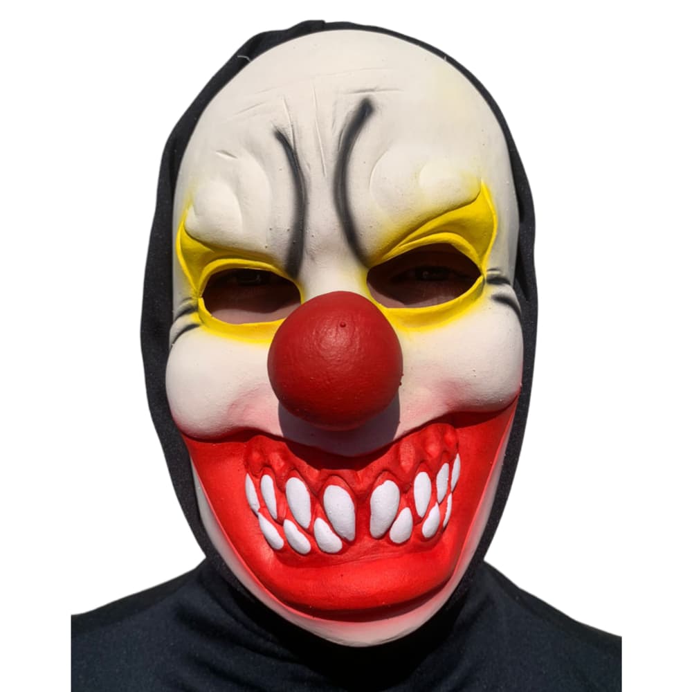 Máscara Palhaço Bravo Halloween Carnaval Fantasia Teatro Terror Assustador Dia das Bruxas Zumbi Cosplay