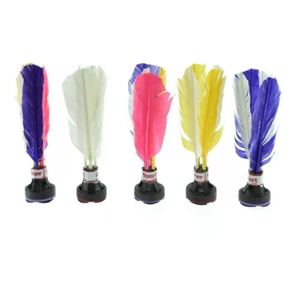 Kit Com 30 Petecas Grandes Coloridas