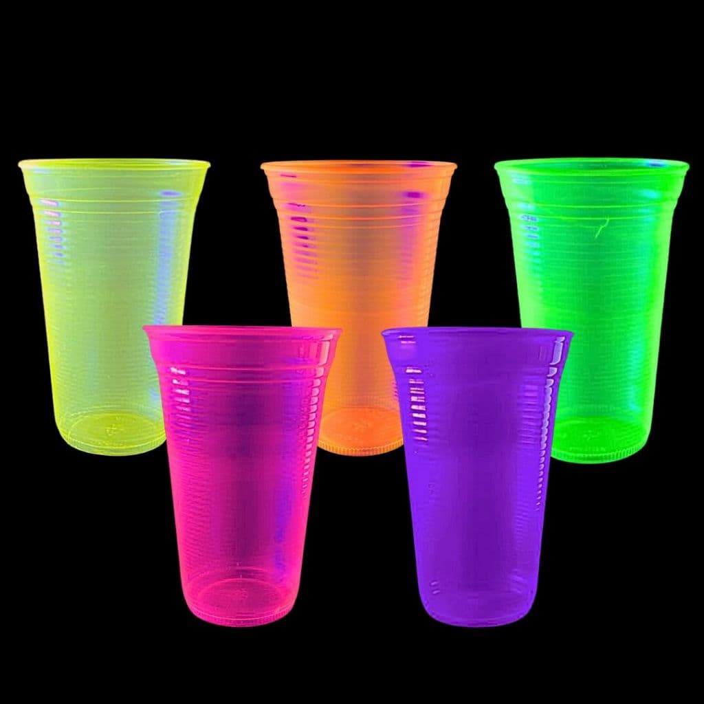 Copo 250ml FESTA Neon PS  COPAZA 50~250 UNIDADES