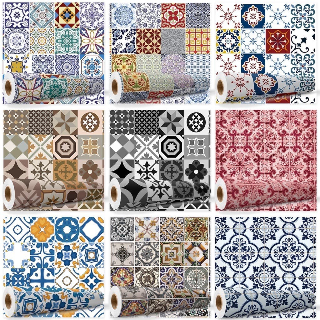 Papel De Parede Adesivo Azulejo Português Lavável