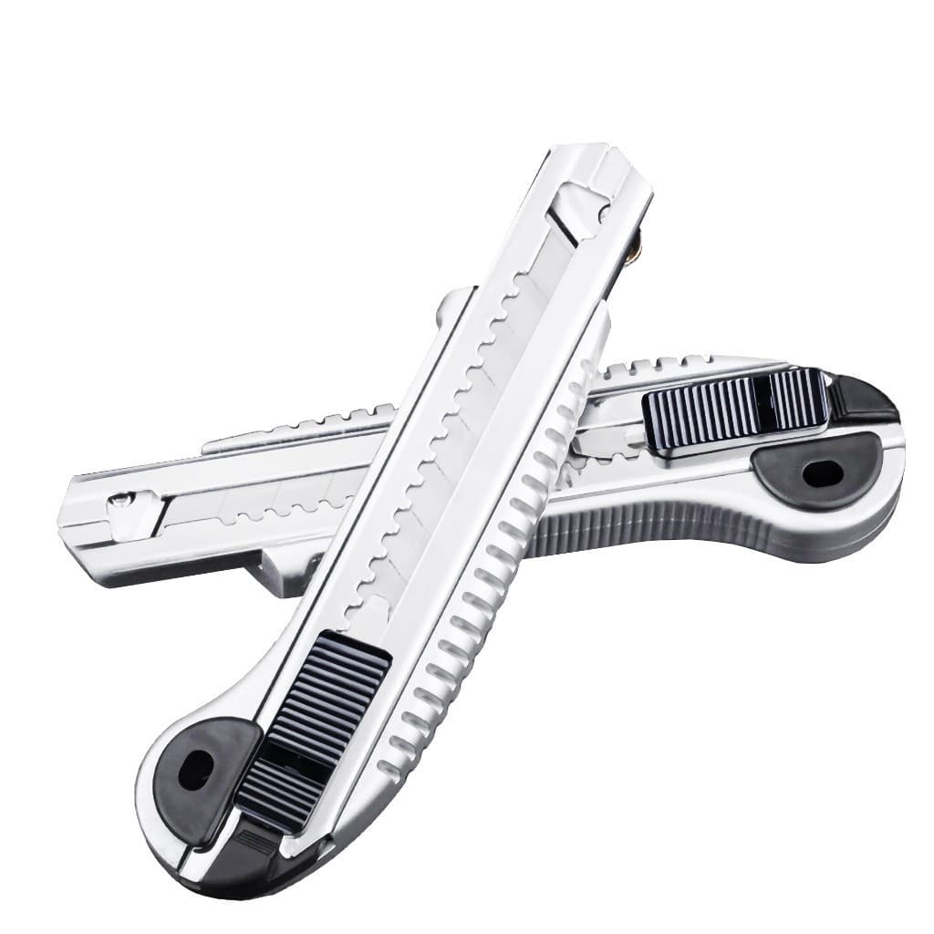 Estilete Prata Profissional + 5 Lâminas Extras