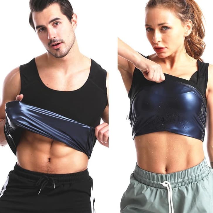 Regata Queima Gorduras Barriga Masculina Camiseta Térmica Efeito Sauna Compressão Feminino unissex