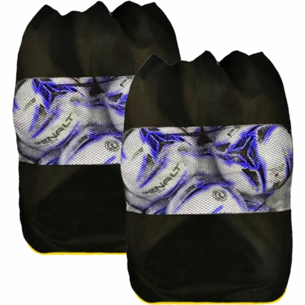 2 Porta Bolas De Futebol Basquete Vôlei Grande Para Quadra e Campo Confeccionado Em Poliéster