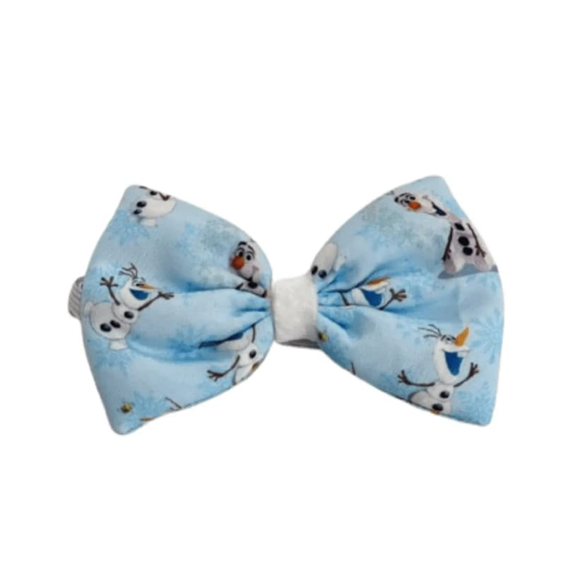Laço Gravata para Pet Animaliê Olaf com Elástico Regulável