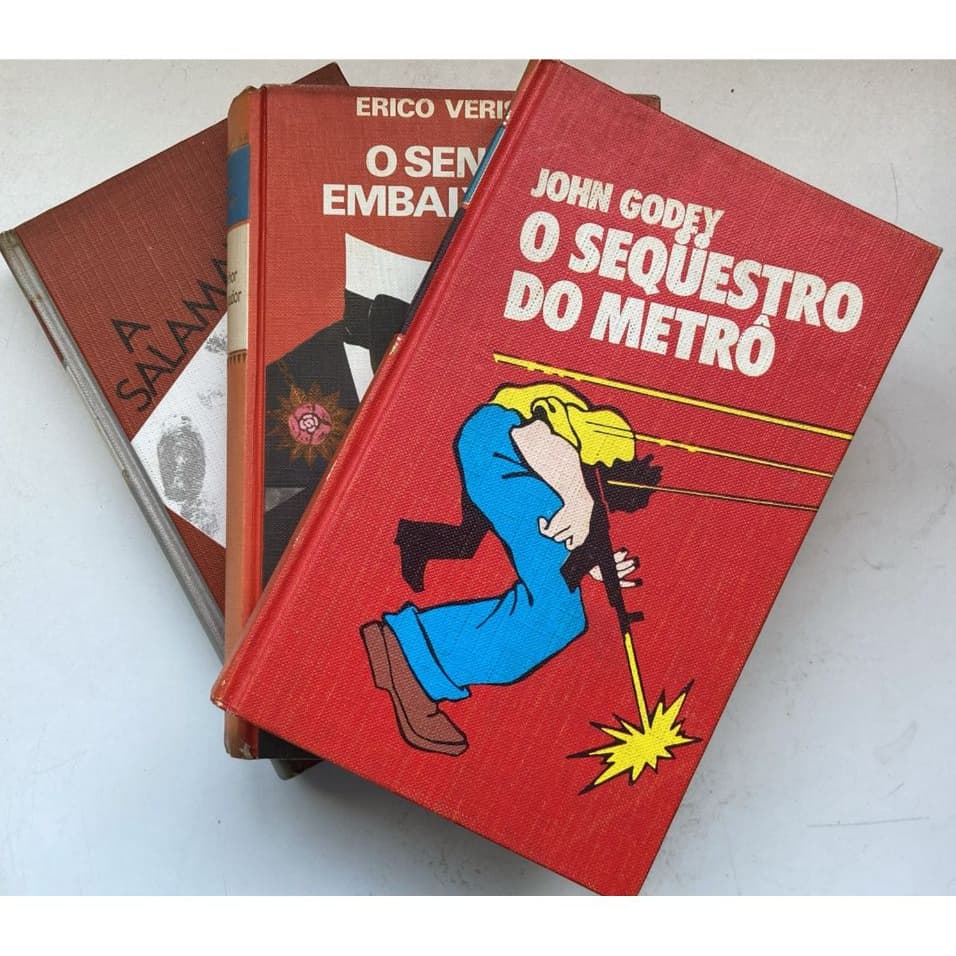 Círculo do livro  série imortais livros de capa dura Harold robbins John Godey Erico verissimo