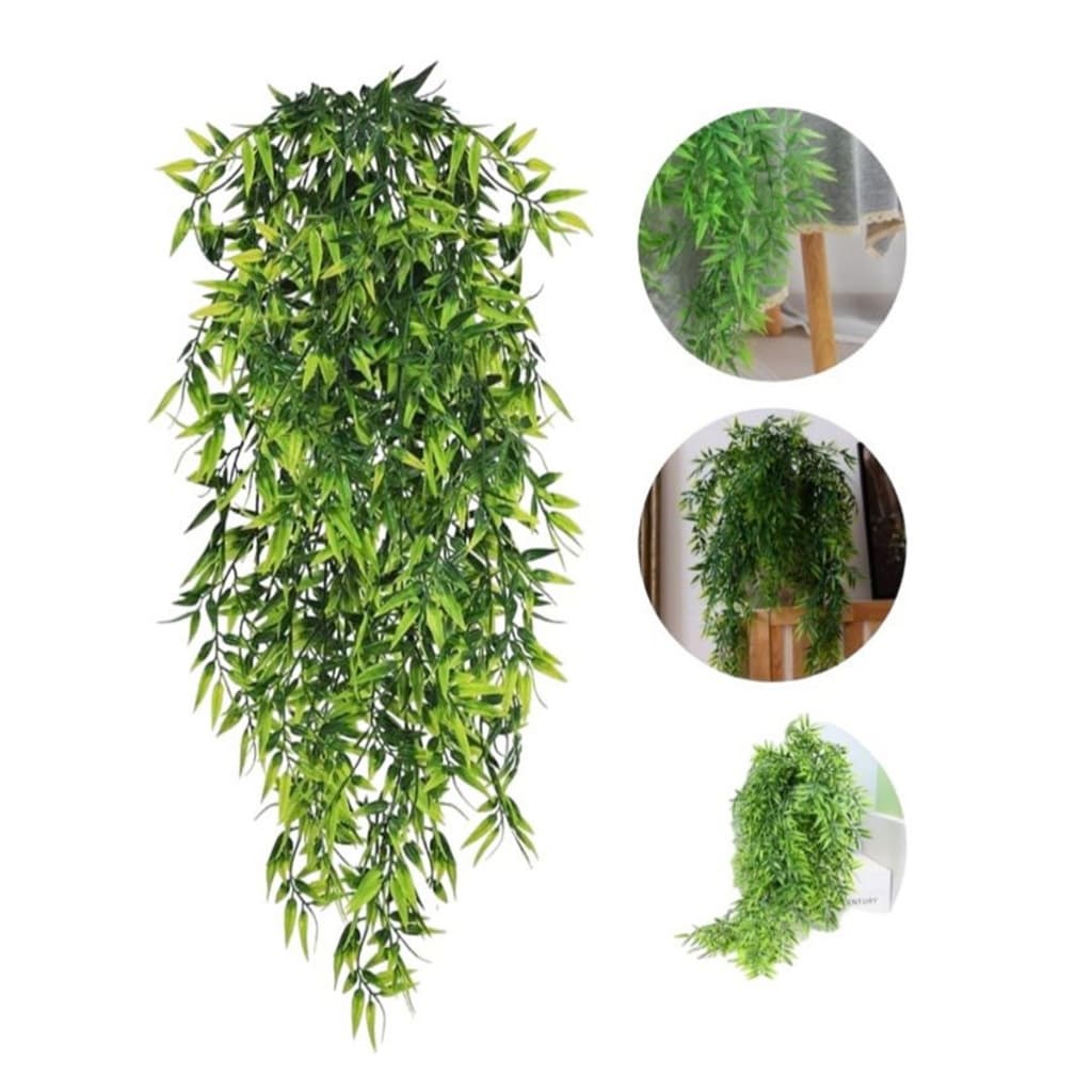 Pendente Artificial 80cm Para Decoração De Casa Para Compor Vasos, Arranjos E Decorar Pendente Bambu