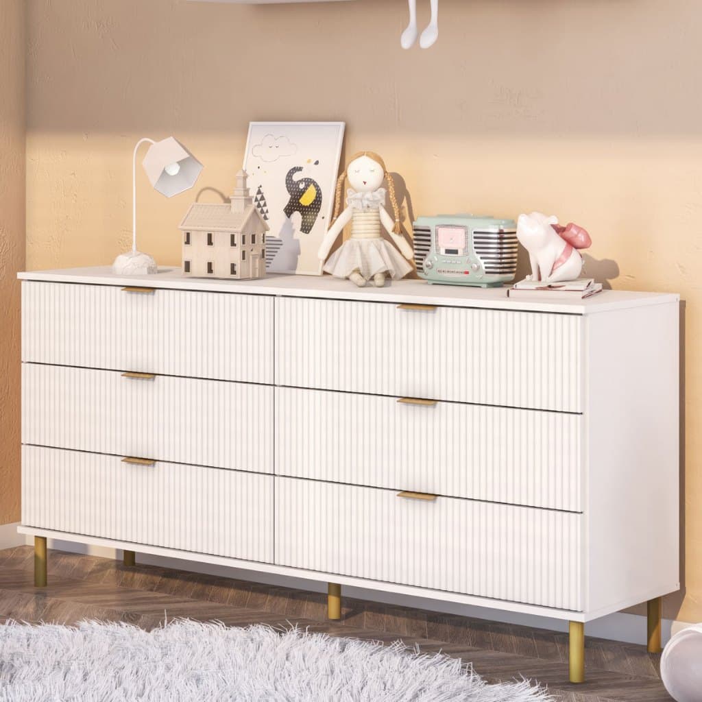 Cômoda Ditália 6 Gavetas DM-240