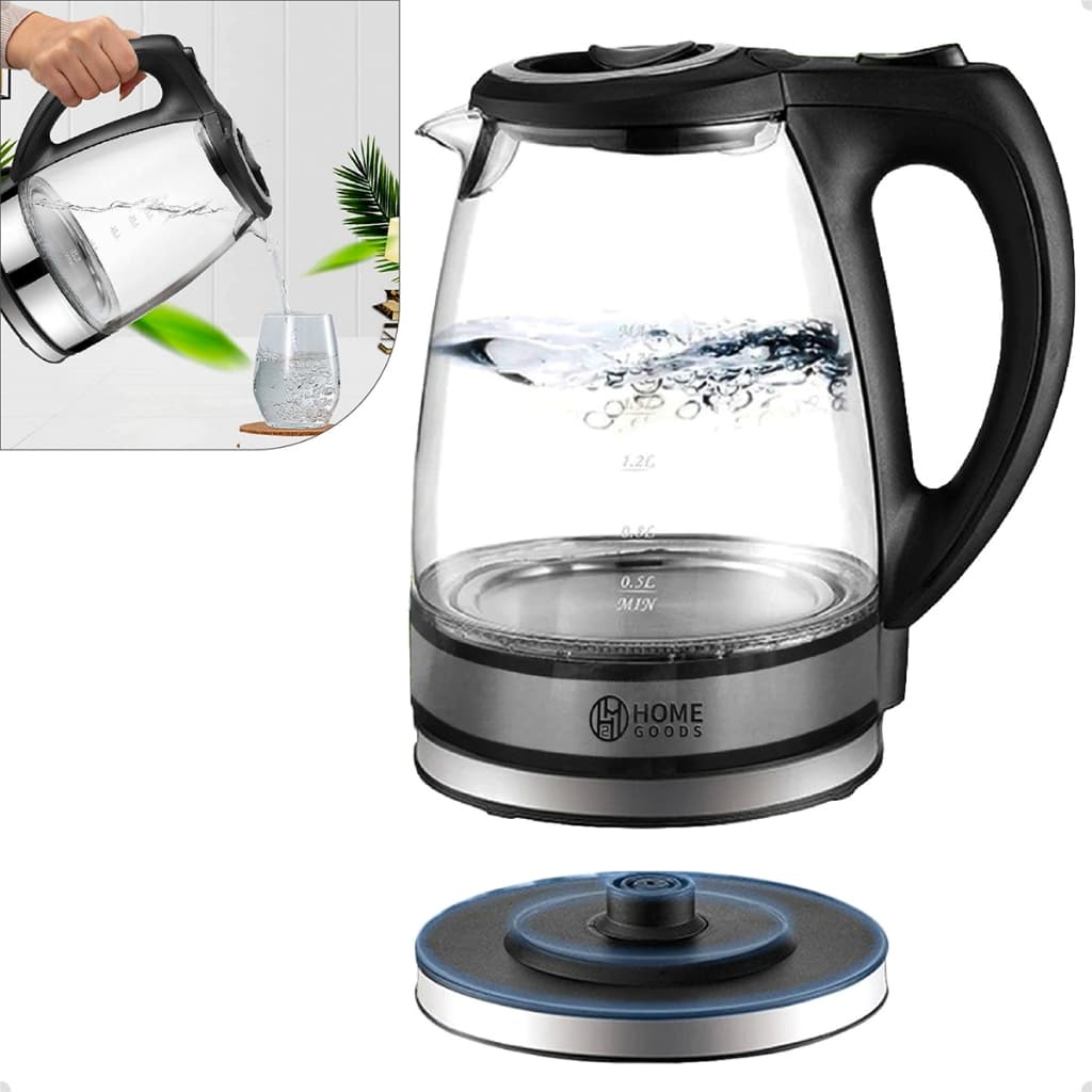 Chaleira Elétrica Auto Desligamento De Vidro 2 Litros 110V Ou 220V Linha Premium