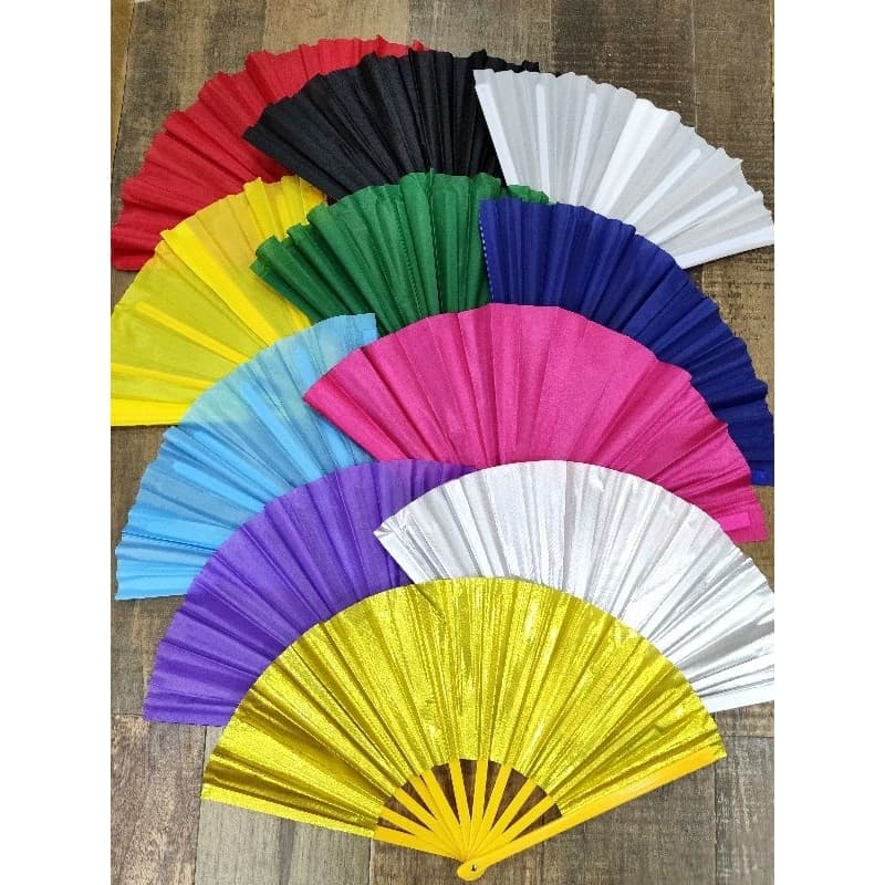 Leque Grande Liso Faz Barulho Tai Chi Chuan Dança Apresentações Balada