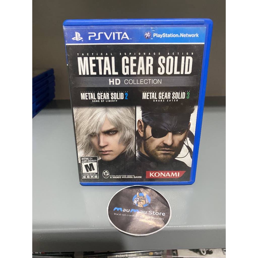 Metal Gear Solid HD Collection PS Vita - Original Usado Jogos de Ação Jogo de Tiro Jogos de PS Vita