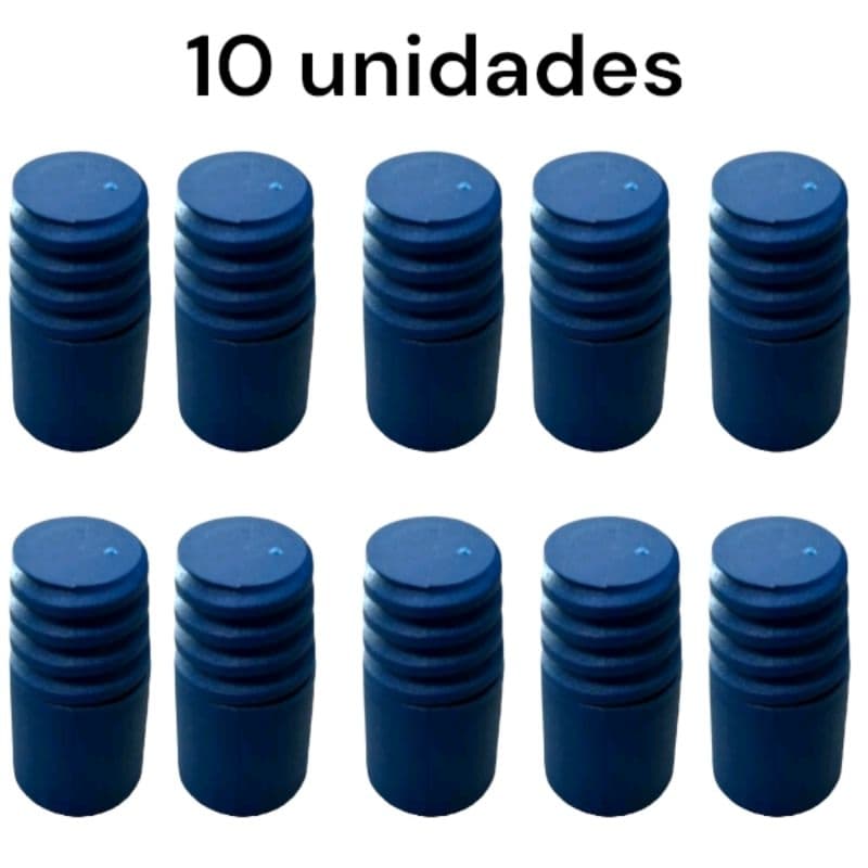 ponteira plastica de rosca para consertar cabos de vassouras de rodos e demais cabos