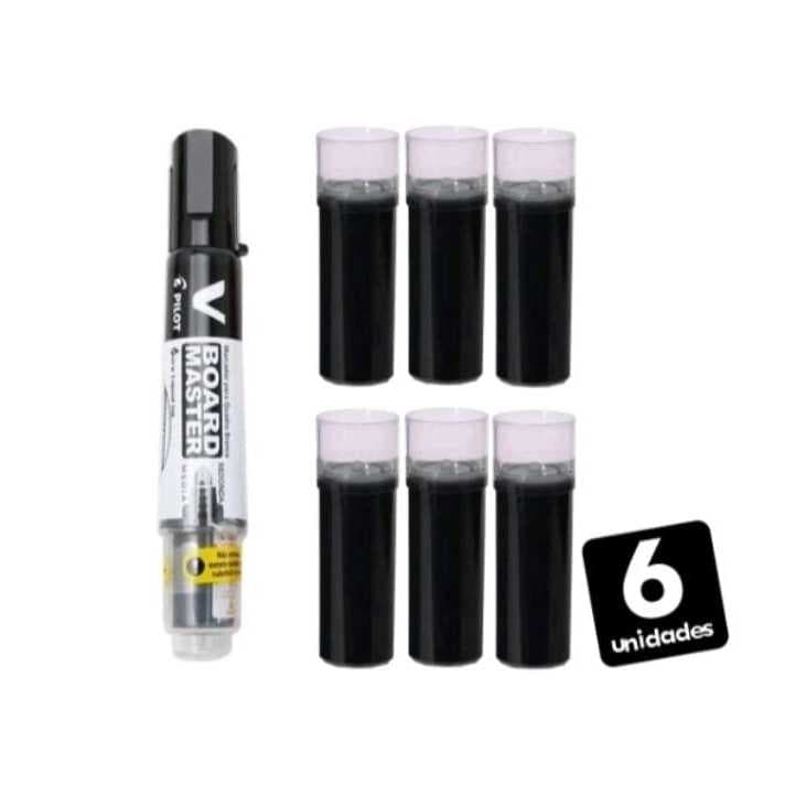 Pincel Quadro Branco Pilot V-board Master + 06 Refil