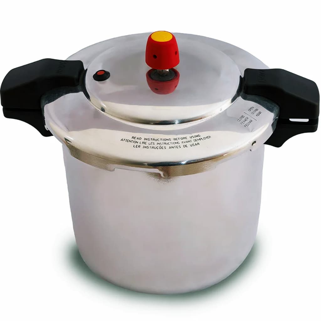Eirilar Panela De Pressão 10 Litros Alça Polida Fechamento Externo