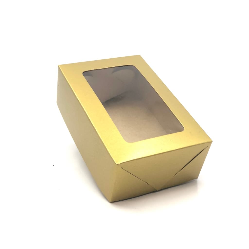 20 Caixas de Papel Cartão ou Kraft Com Visor- 12x8x4 | Para Presentes, Cosméticos ou Artesanatos