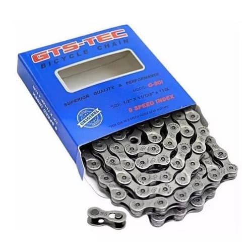 Corrente Bike 9v Index Gts Dto Compatível Sram Shimano 3x9v 27v Bicicleta MTB