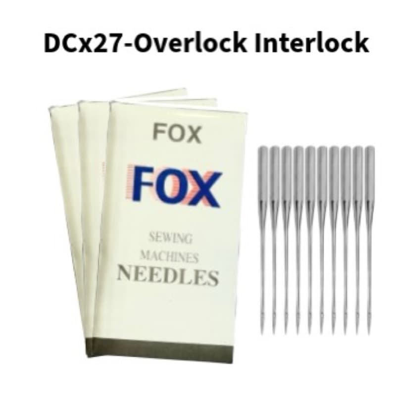 30 Agulhas DCx27 Overlock/Interlock Nº9/10/11/12/14/16/18/19/20/21 Máquina Costura Industrial